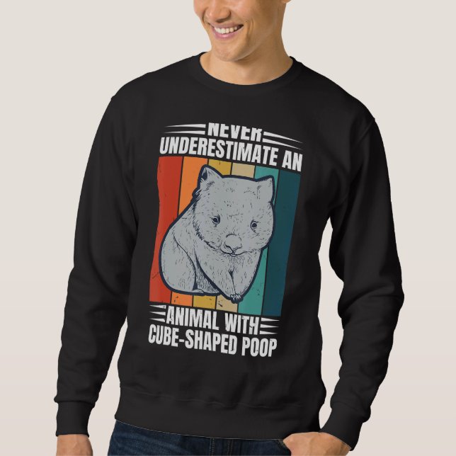 Sweatshirt Marsupial Wombat Pour Un Nerd Wombat (Devant)