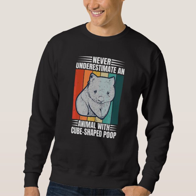 Sweatshirt Marsupial Wombat Pour Un Nerd Wombat (Devant)