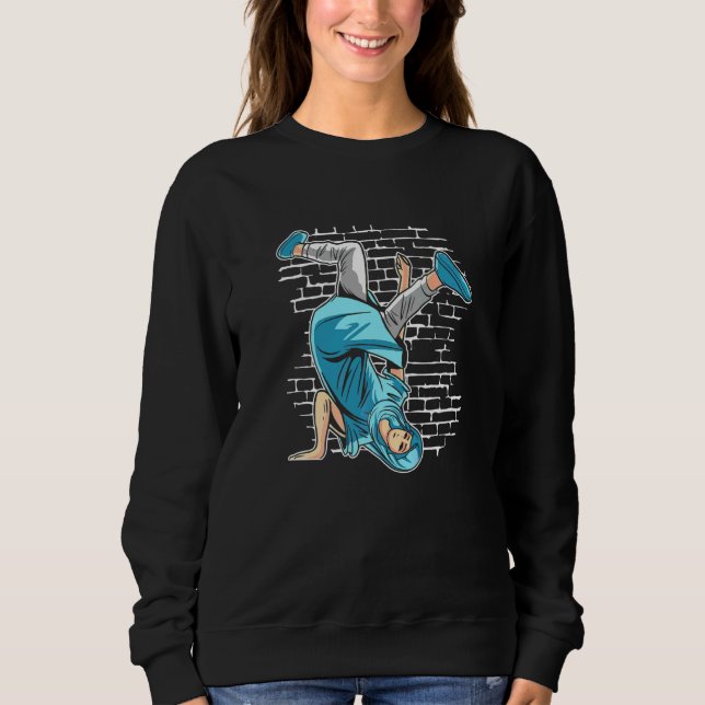 Sweatshirt Mary mère de Jésus Breakdancing  Breakdance Hip  (Devant)