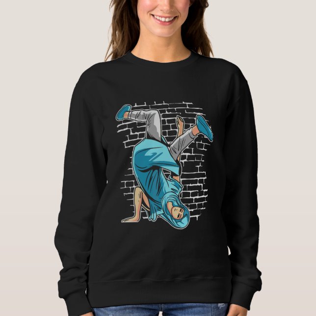Sweatshirt Mary mère de Jésus Breakdancing   Breakdance Hip (Devant)