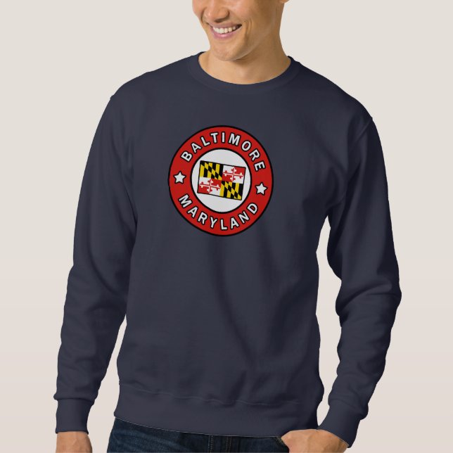 Sweatshirt Maryland de Baltimore (Devant)
