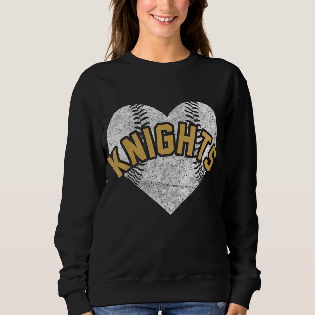 Sweatshirt Mascotte de l'équipe du Knights Baseball Softball  (Devant)