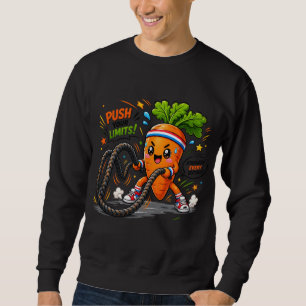 Sweatshirt Mascotte de motivation fitness pour bataille de co