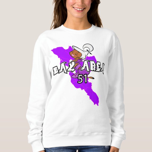 Sweatshirt Mascotte fille BayArea51 (Devant)