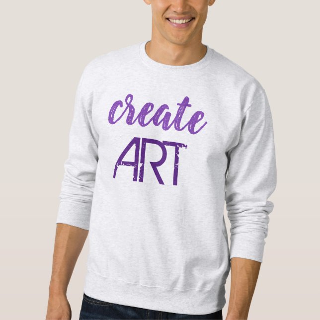 sweatshirt masculin "Create ART" (Devant)