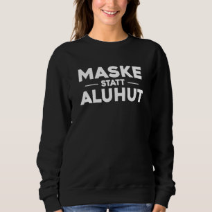 Sweatshirt Masque Au Lieu De L'Aluminium Casquette Contre Con