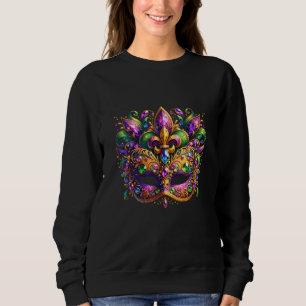 Sweatshirt Masque de Mardi Gras 