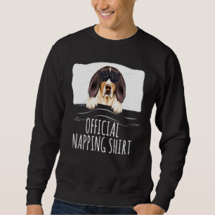 Sweatshirt Masque de sommeil noir Trek Walker Coonhound Offic