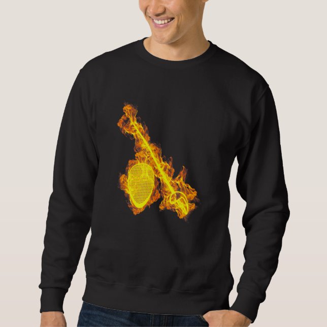 Sweatshirt Masque D'Écrans D'Incendie Et Fentes D'Épée D'Ence (Devant)