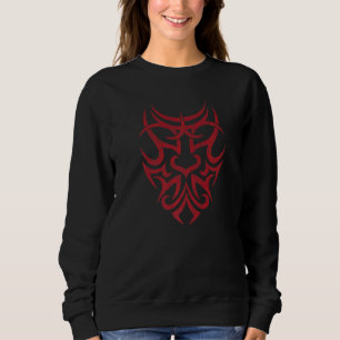 Sweatshirt Masque d'épines rouges