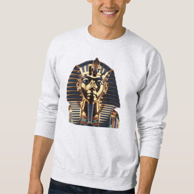 Sweatshirt Masque Égyptien Doré (Devant)