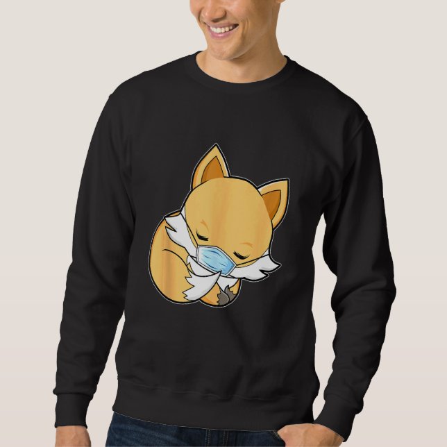 Sweatshirt Masque Visage Couché Fox Quartier Fox Fox (Devant)