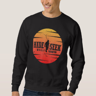 Sweatshirt Masquer Et Chercher Champion Du Monde Big