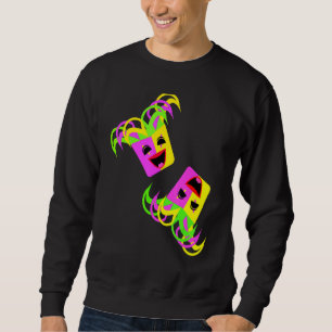 Sweatshirt Masques Rire Vibrant couleur