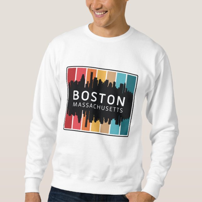 Sweatshirt Massachusetts de Boston (Devant)