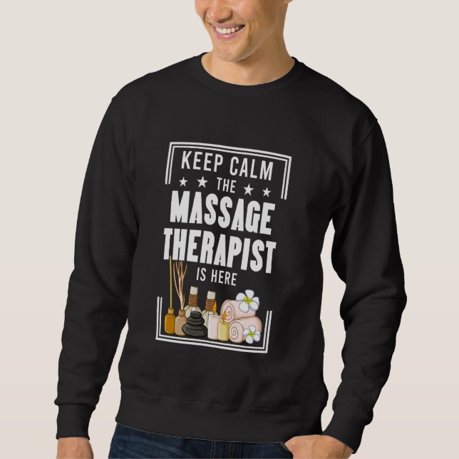 Sweatshirt Massage Thérapie Funny Corps Traitement Muscle (Devant)