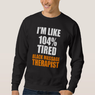 Sweatshirt Massage Thérapiste Wellness Therapy Premium