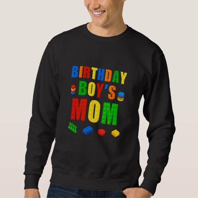 Sweatshirt Master Builder Maman Anniversaire Boy Building Bri (Devant)