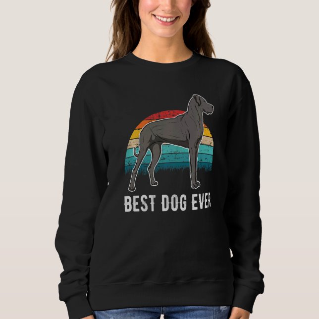 Sweatshirt Mastiff allemand Great Dane Sunset 10 (Devant)