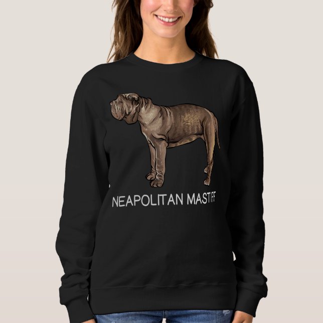 Sweatshirt Mastiff Napolitain Chien Fou (Devant)