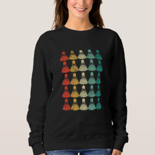 Sweatshirt Match Racket Ball Retro Vintage Badminton Shu
