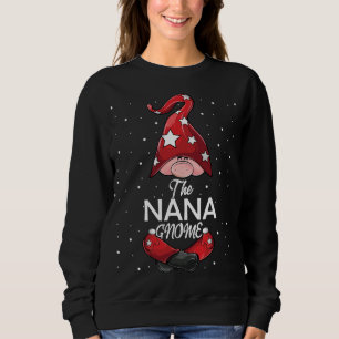 Sweatshirt Matching famille Noël drôle cadeau Nana Gnome
