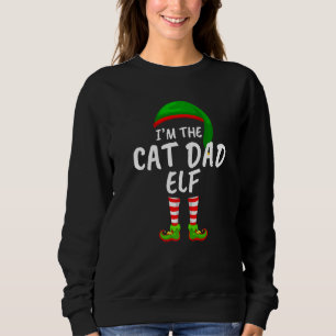 Sweatshirt Matching Family I'm The Cat Papa Elf Christmas