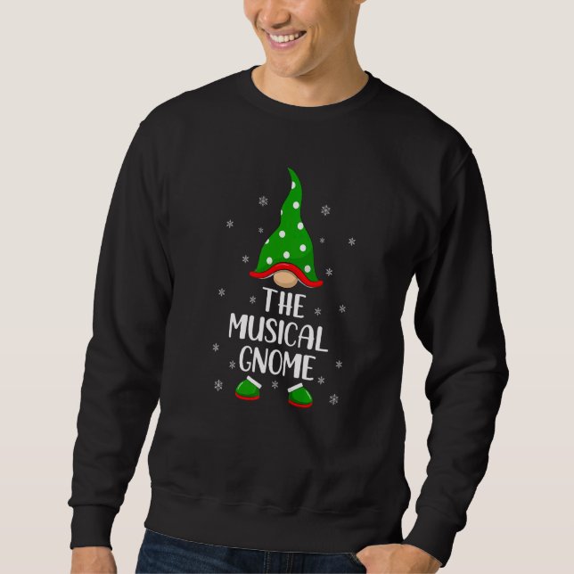 Sweatshirt Matching Family The Musical Gnome Christmas (Devant)