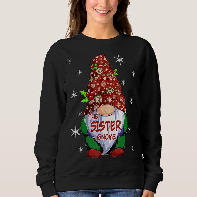Sweatshirt Matching Family The Sister Gnome Christmas Pj Grou (Devant)