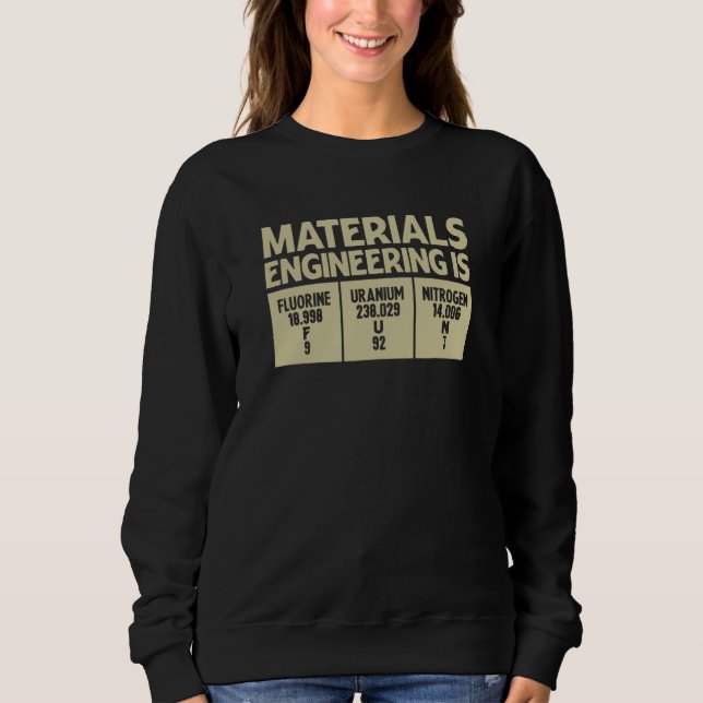 Sweatshirt Materials Engineering Is Fun Profession Engineerin (Devant)