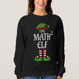 Sweatshirt Math Elf Groupe de jumelage familial Noël 1