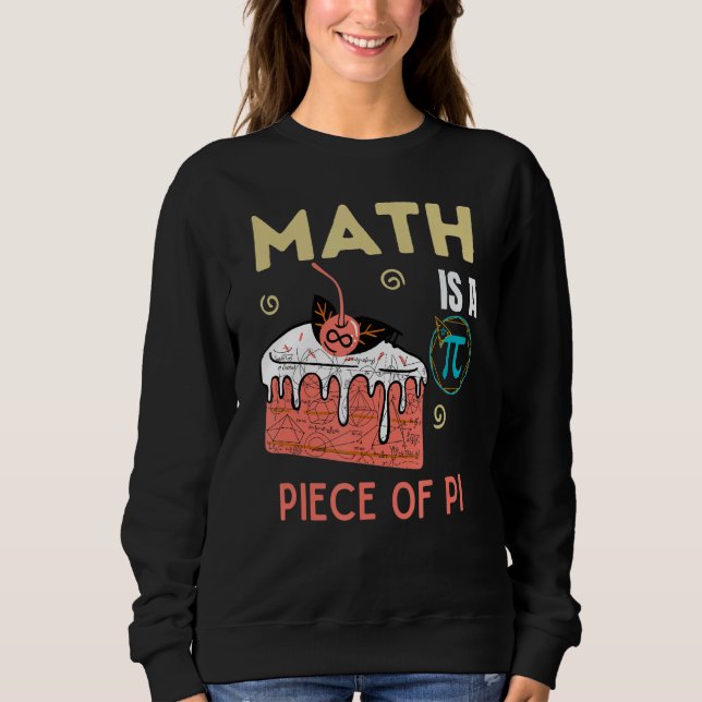 Sweatshirt Math Est Une Pièce De Pi Pi Day Pour Enfants Étudi (Devant)