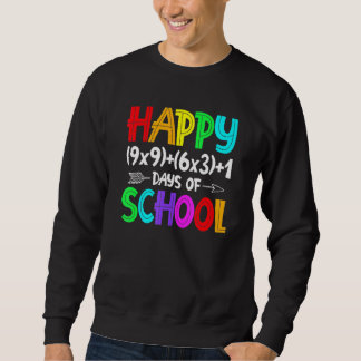 Sweatshirt Math Formula 100 Days Of School  Math Teacher 100t
