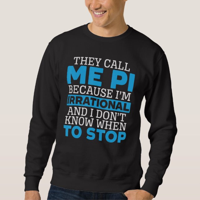 Sweatshirt Math Instructor Math Enseignant Mathématicien Pi D (Devant)