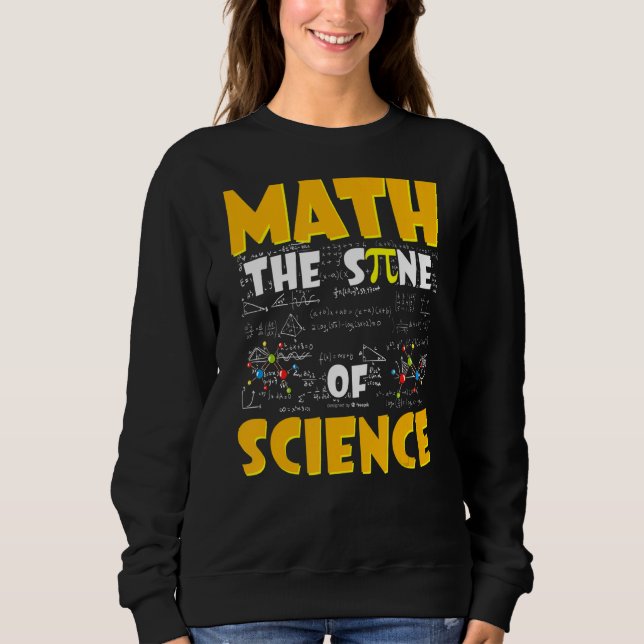 Sweatshirt Math Le Sine De La Science Enseignant En Mathémati (Devant)