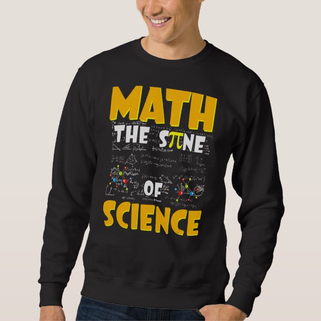 Sweatshirt Math Le Sine De La Science Enseignant En Mathémati (Devant)