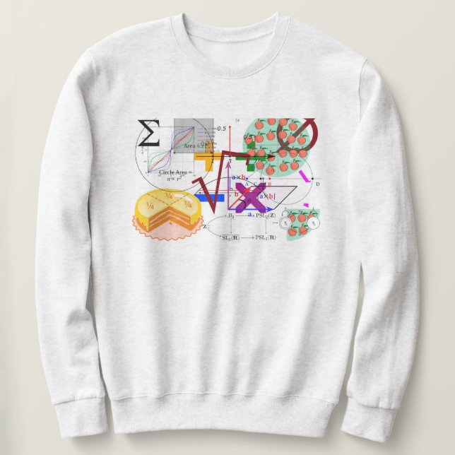 Sweatshirt mathématiques formule école de physique (Design devant)