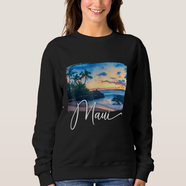 Sweatshirt Maui Hawaï Île d'Hawaï Maui (Devant)