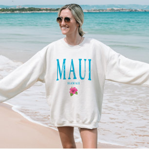 Sweatshirt Maui Hawaii Vacances Grunge