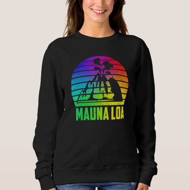 Sweatshirt Mauna Loa Hawaii Volcanoes National Park Volcanic (Devant)