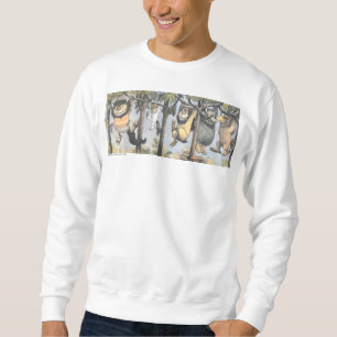 Sweatshirt Max et les bêtes sauvages se balançant dans les ar