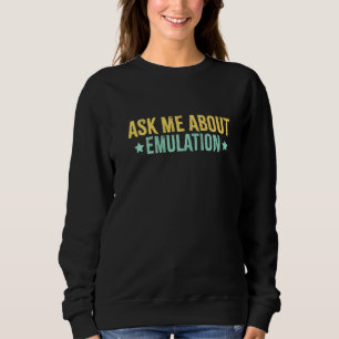 Sweatshirt Me Demander À Propos Emulation Retro Jeu Arcade Pi