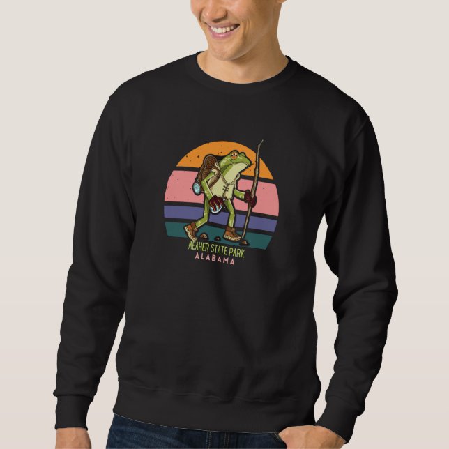 Sweatshirt Meaher State Park Alabama Hiking Frog Walking Camp (Devant)