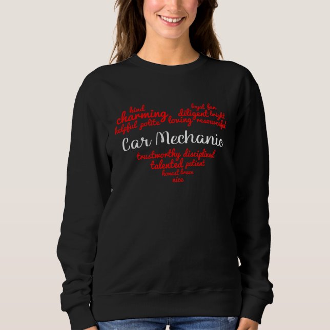 Sweatshirt Mécanicien automobile (Devant)