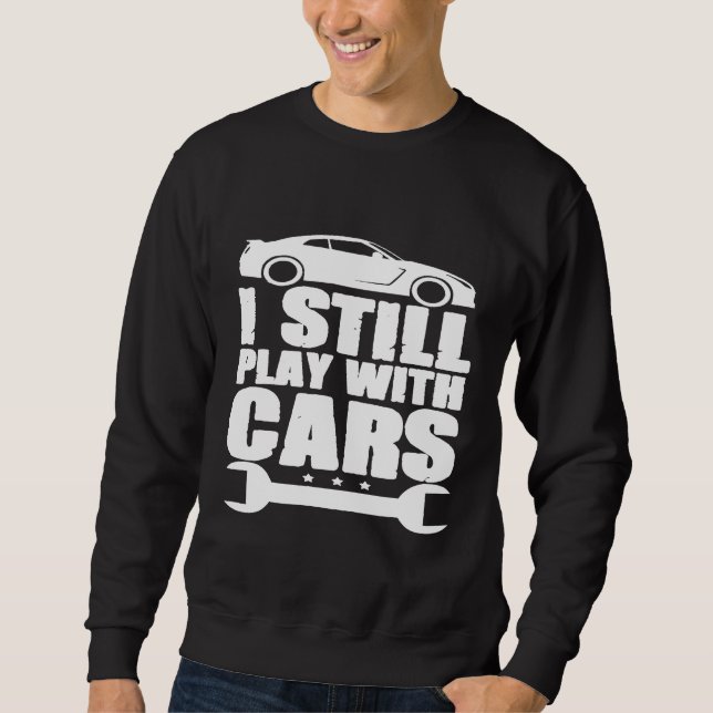 Sweatshirt Mécanicien de voiture de voitures (Devant)