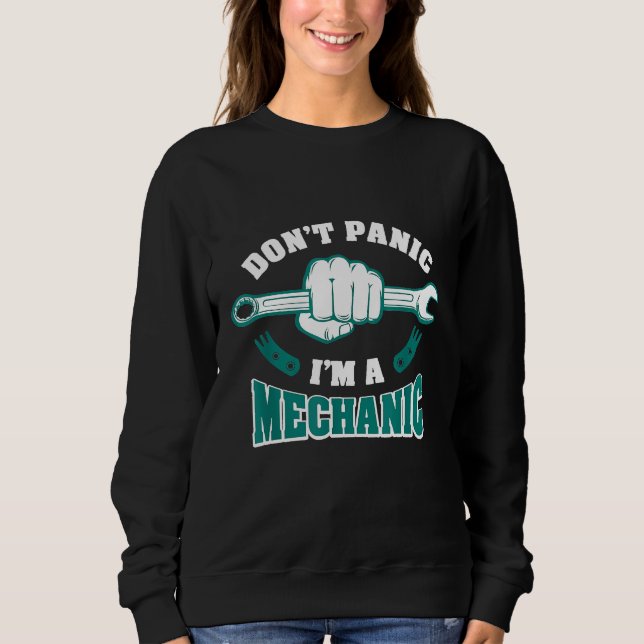 Sweatshirt Mécanicien Technicien Automobile Mécanique 1 (Devant)