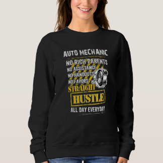 Sweatshirt Mécanique Automatique Non Parents Riches Pas D'Ass