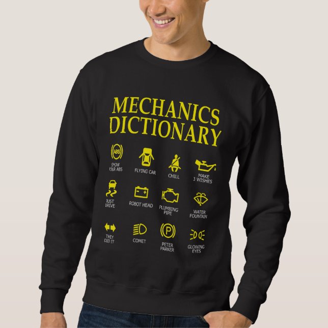 Sweatshirt Mécanique de réparation automobile Diesel Engineer (Devant)