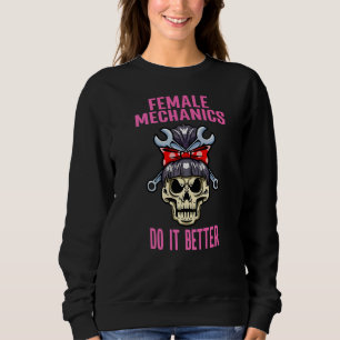 Sweatshirt Mécanique de voiture Mécanique féminine le faire m