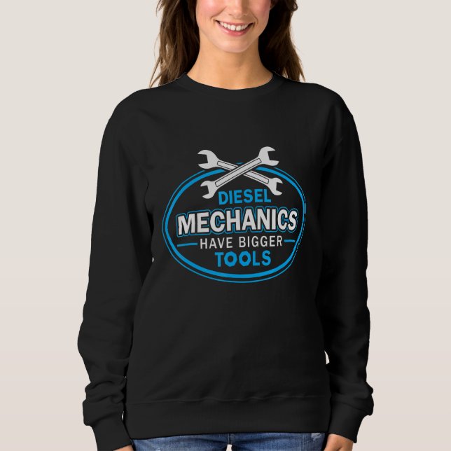 Sweatshirt Mécanique Diesel De Fixation Des Voitures De L'Ing (Devant)